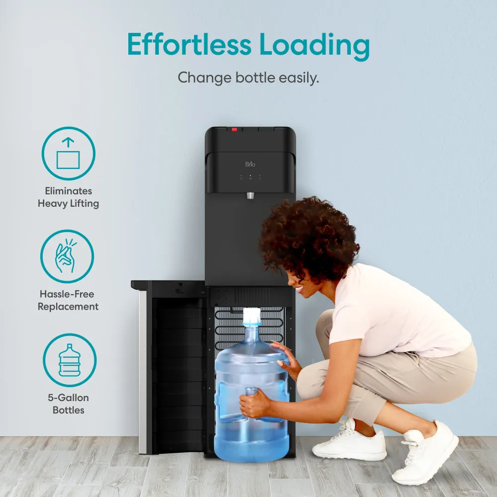 Brio 425 Acciaio inox Steel Bottom Load Tri Temperature Water Cooler