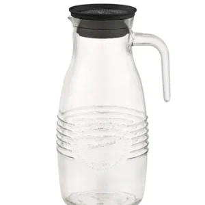 Caraffa vetro APS -OLD FASHIONED- Ø 12 cm altezza: 26 cm 18 litri vetro polipropilene morbido coperchio con filtro di racc...