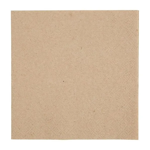 Fiesta Tovaglioli cocktail carta kraft riciclata riciclata 24 cm (4000 pezzi) FE217
