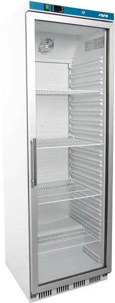 Frigorifero di stoccaggio Saro con porta vetro - modello bianco HK 400 GD 323-4035