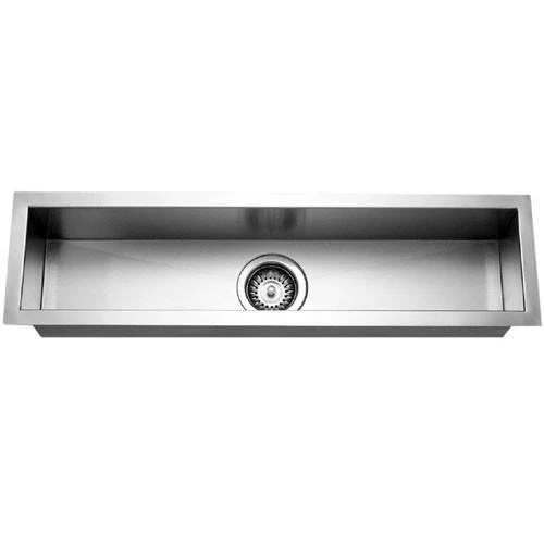 Houzer - CTB-3285 - Contempo Trough Series Undermount Stainless acciaio Bar/Prep Sink