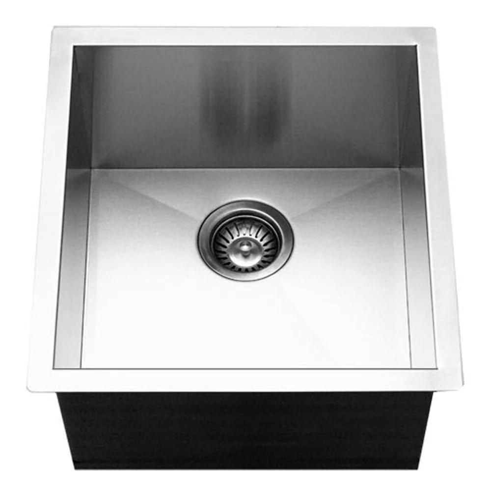 Houzer - CTR-1700 - Contempo Series Undermount Stainless Acciaio Bowl Bar/Prep Sink per Ospiti