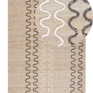Jute Area Rug 160 x 230 cm Crema SOGUT