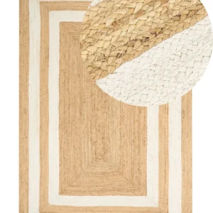 Jute Area Rug 160 x 230 cm Crema GEMEREK