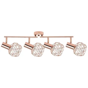 4 Light Spotlight Metallico Bar Copper CHENAB