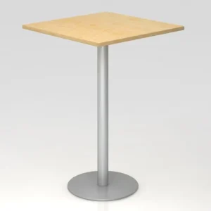 Tavolo da bar Hammerbacher 80x80cm acero/argento struttura: argento VSTH88/3/S