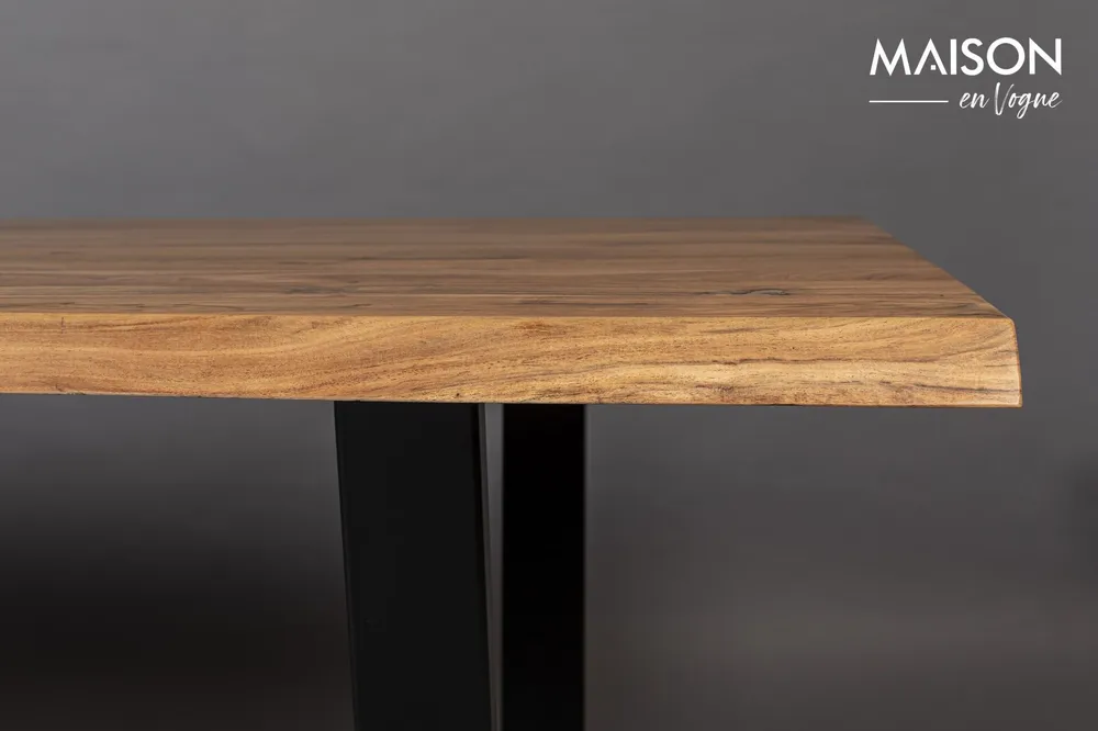 Tavolo da pranzo legno camoscio Aka 180cm DutchBone - 180cm