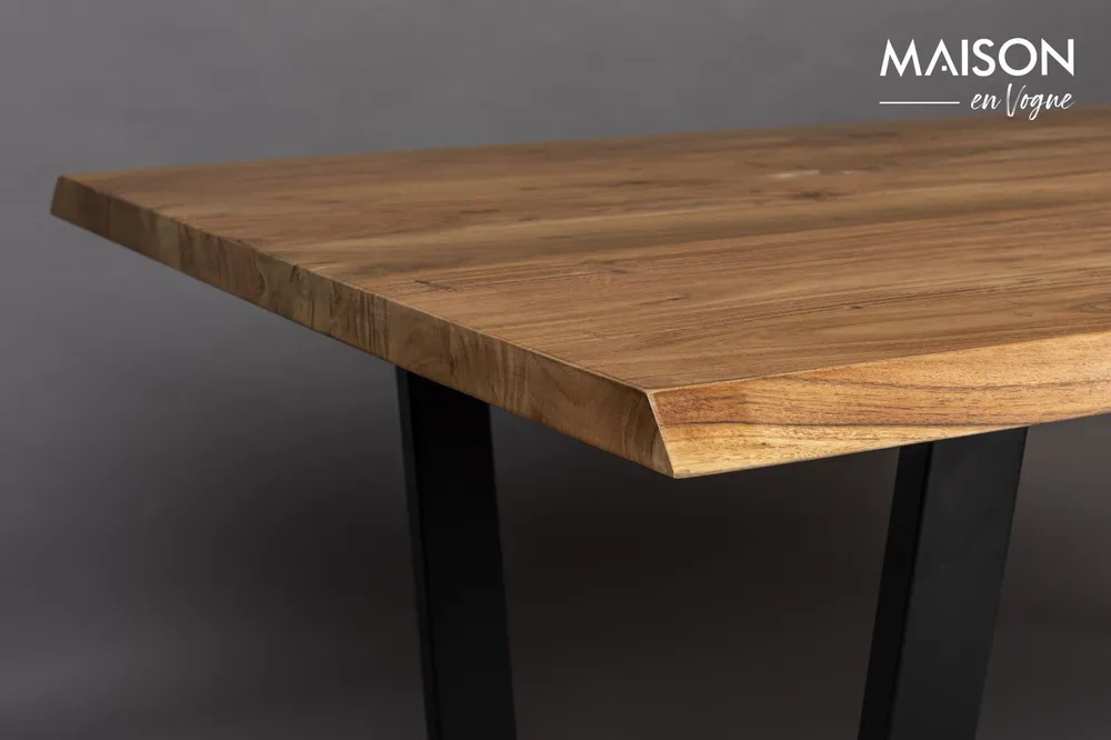 Tavolo da pranzo legno camoscio Aka 180cm DutchBone - 180cm