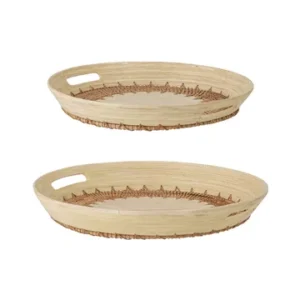 Vassoi di bambù cordoncino Bloomingville - 40cm