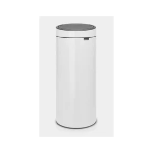 Brabantia Poubelle Touch Bin blanc, 30L