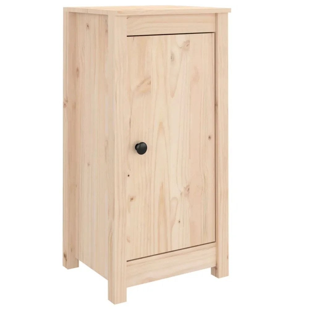 Credenza 39x35x80 cm Legno Massello di Pino