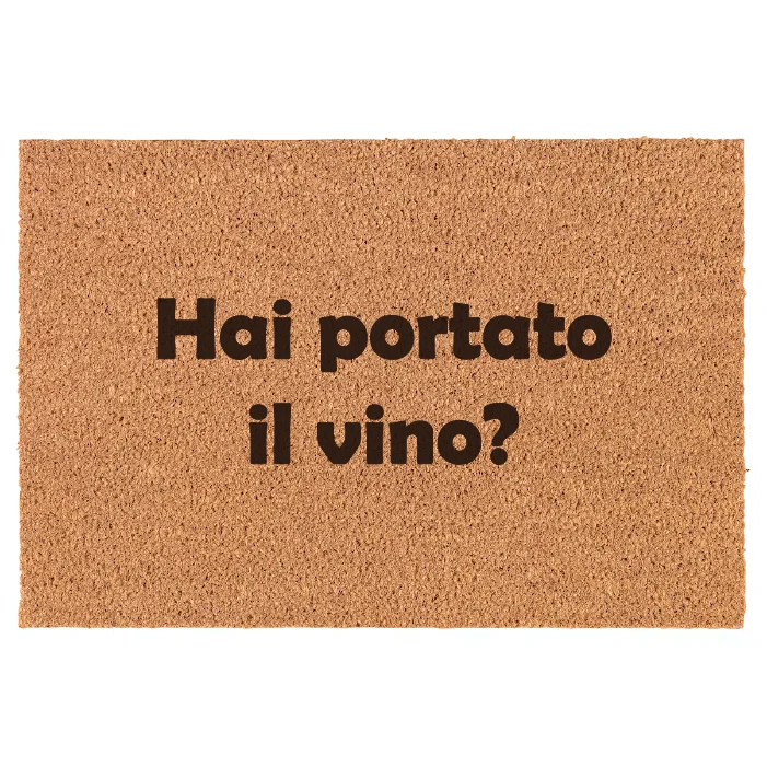 Hai portato il vino?
