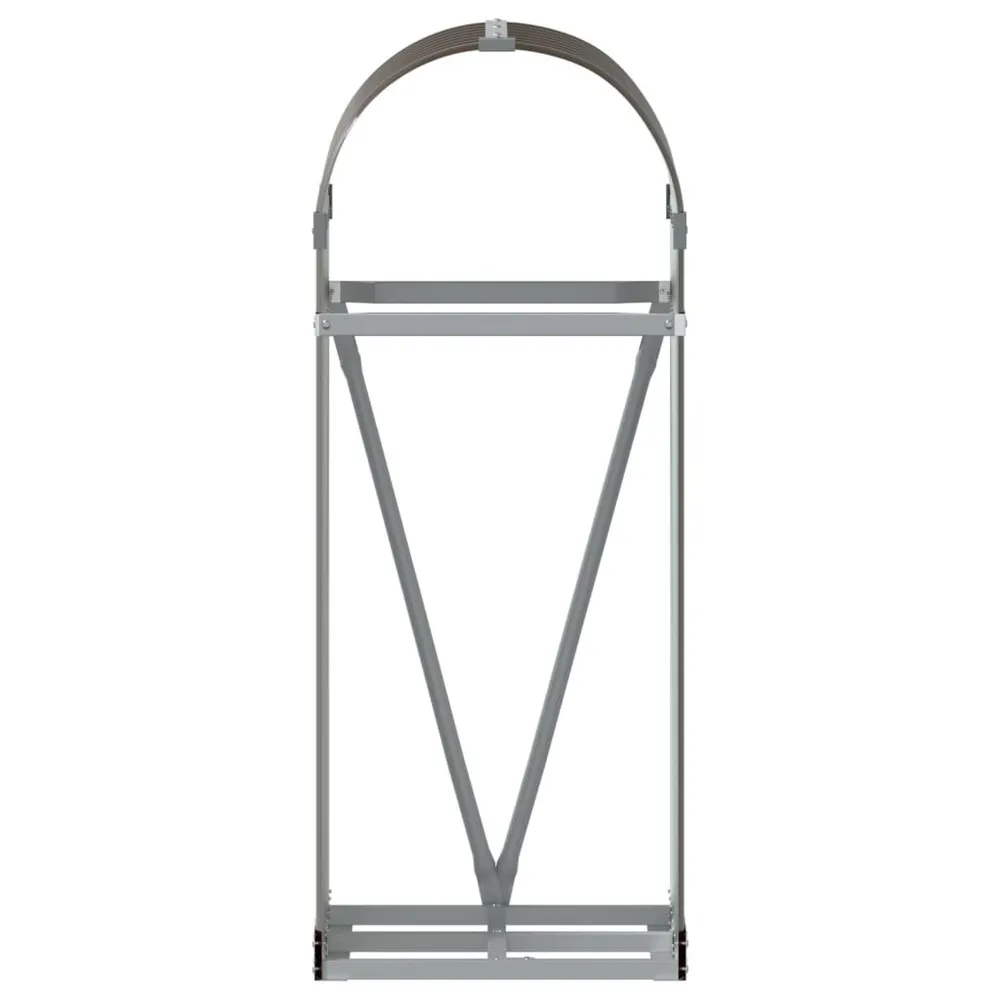 Portaceppi Marrone 40x45x100 cm Acciaio Zincato