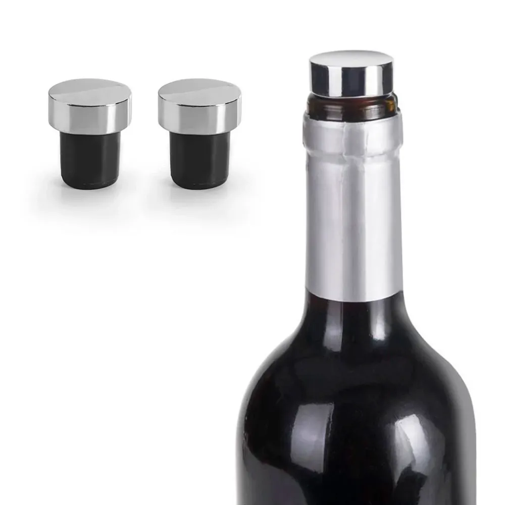 Set di due tappi per vino Ibili Luxe
