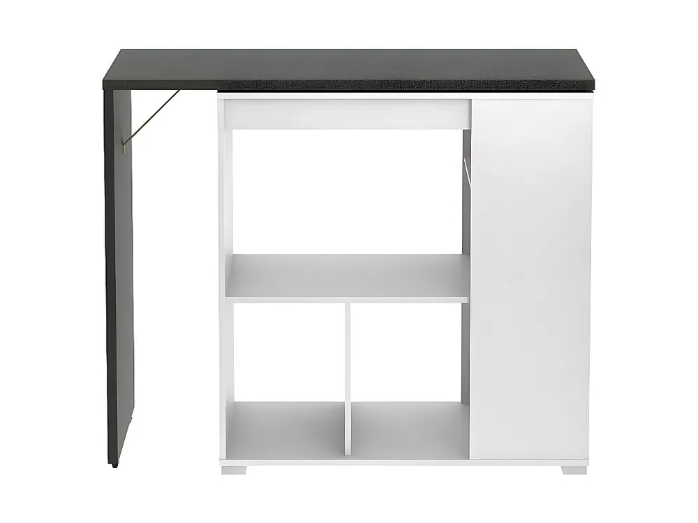 Set "Mobile bar": Mobile da bar SATURNE + 2 sgabelli da bar CALAS Bianco