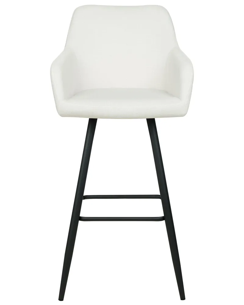 Sgabello da bar Set di 2 Velluto Bianco unto CASMALIA