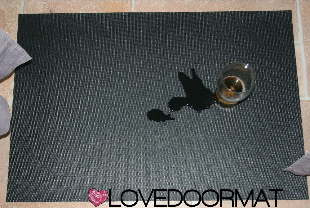 Zerbino Stile – Hai Portato il Vino Bianco? – LOVEDOORMAT, Personalizzabile Feltro, Fondo Gomma, Tappeto 100% Asciugapassi