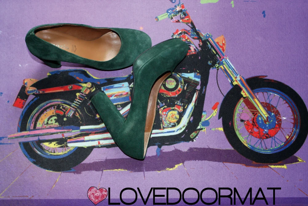 Zerbino Stile – Hai Portato il Vino Rosso? – LOVEDOORMAT, Personalizzabile Feltro, Fondo Gomma, Tappeto 100% Asciugapassi