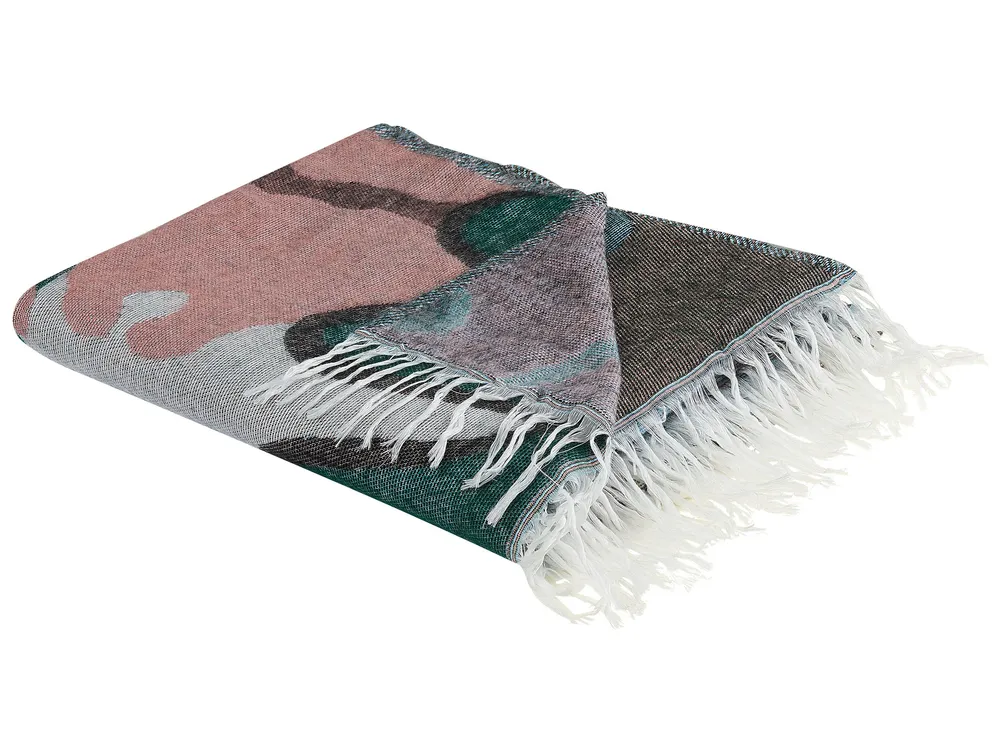 Blanket SOMANI Fabric 130 x 170 cm Multicolour