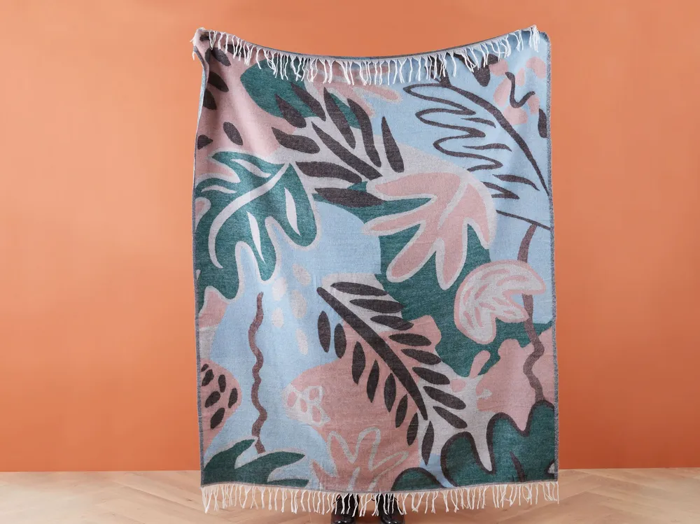 Blanket SOMANI Fabric 130 x 170 cm Multicolour