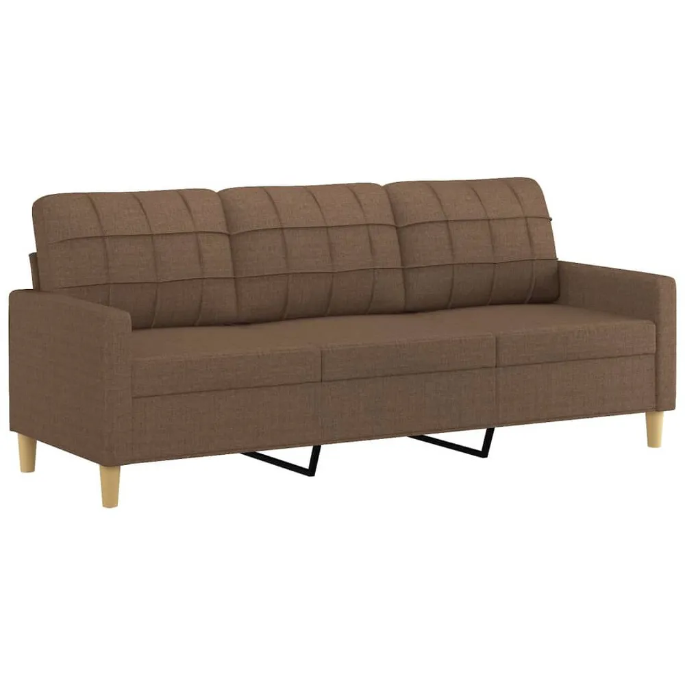 Divano 3 Posti B-Stock Marrone 180 cm Tessuto