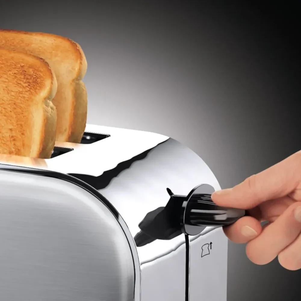 Tostapane 2 fessure lunghe acciaio inox Russell Hobbs Set da 5 Pezzi