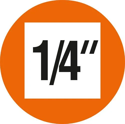 Set punte Projahn 1/4" L25 mm TX con foro T10 - T40 7 pezzi 2758