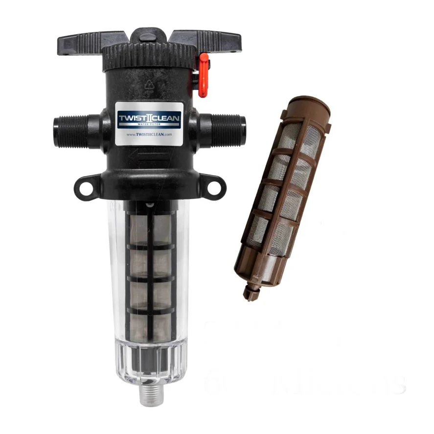 Source - 131347 - T2C-100-30 TwistIIClean 1" ( 30 Rete, Brown ) and 2 Adapters