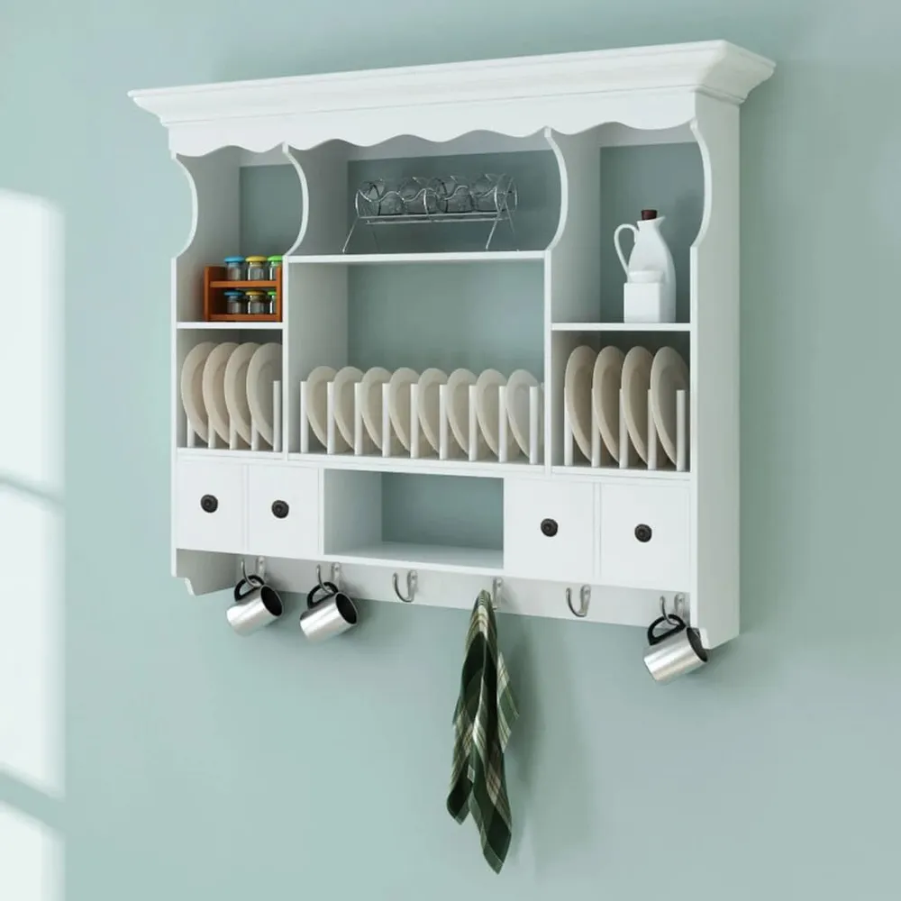 Pensile da Cucina Legno Bianco