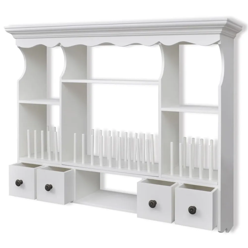 Pensile da Cucina Legno Bianco