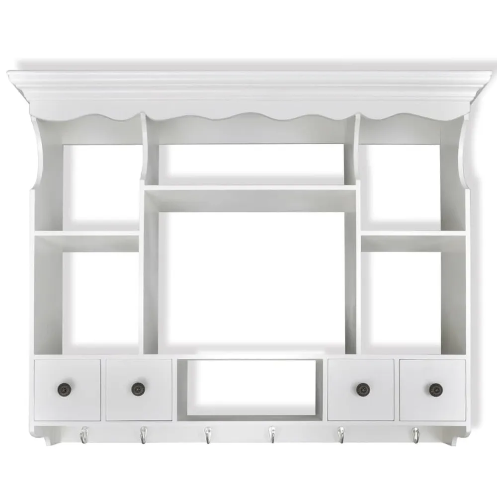 Pensile da Cucina Legno Bianco