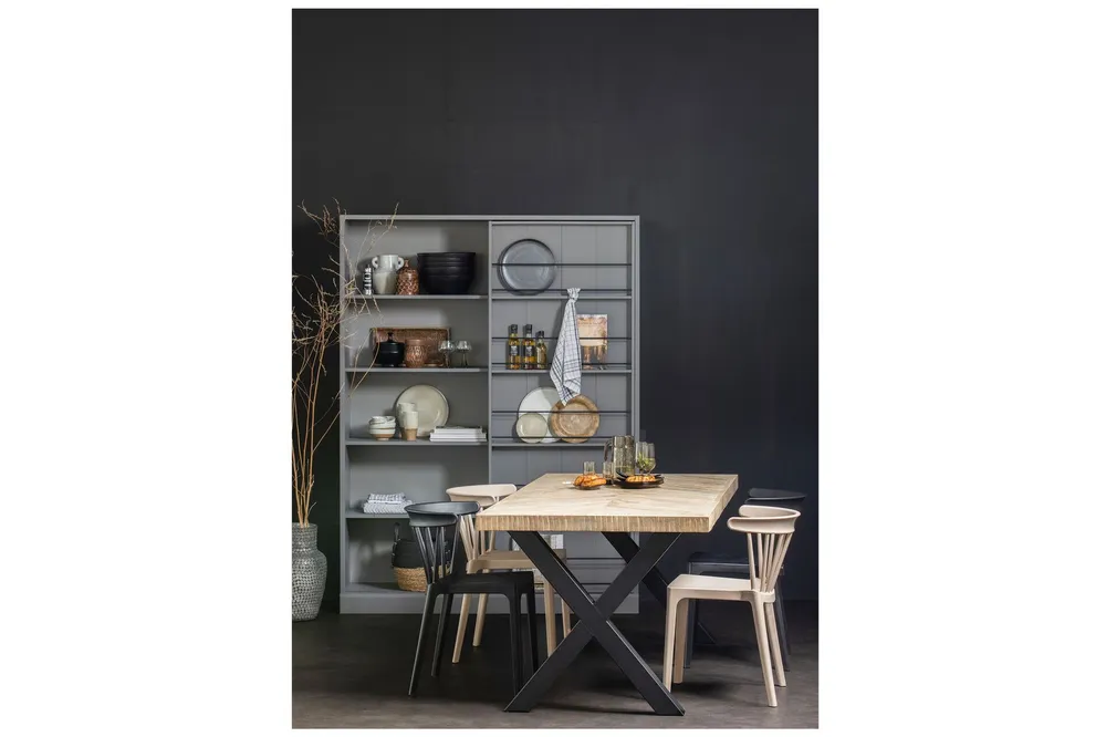 Cestino per il Pane Tavolo Tablo legno di mango bianco Woood - 180cm