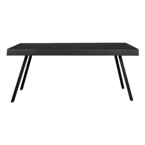 Elegante Design Tavolo da pranzo Suri nero legno 180 cm White Label - 180cm