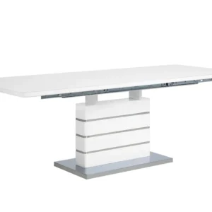 Extending Dining Table 180/220 x 90 cm White HAMLER
