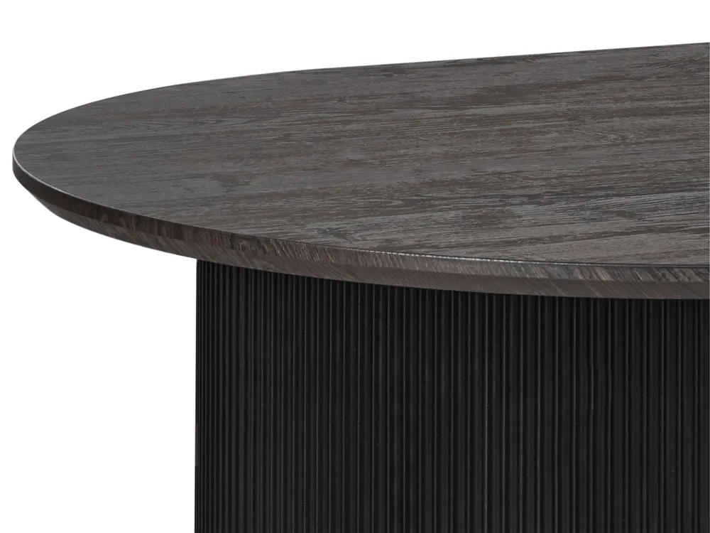 Portabottiglie Elegante Tavolo da pranzo nero 180 x 90 cm SAVORY