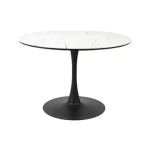 Set di Piatti Tavolo da pranzo effetto marmo bianco Maru White Label - 110cm