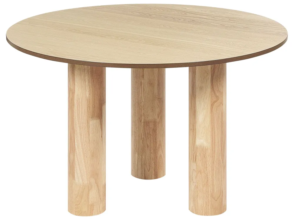Sottobicchieri Tavolo da pranzo legno limpido ⌀ 120 cm ORIN