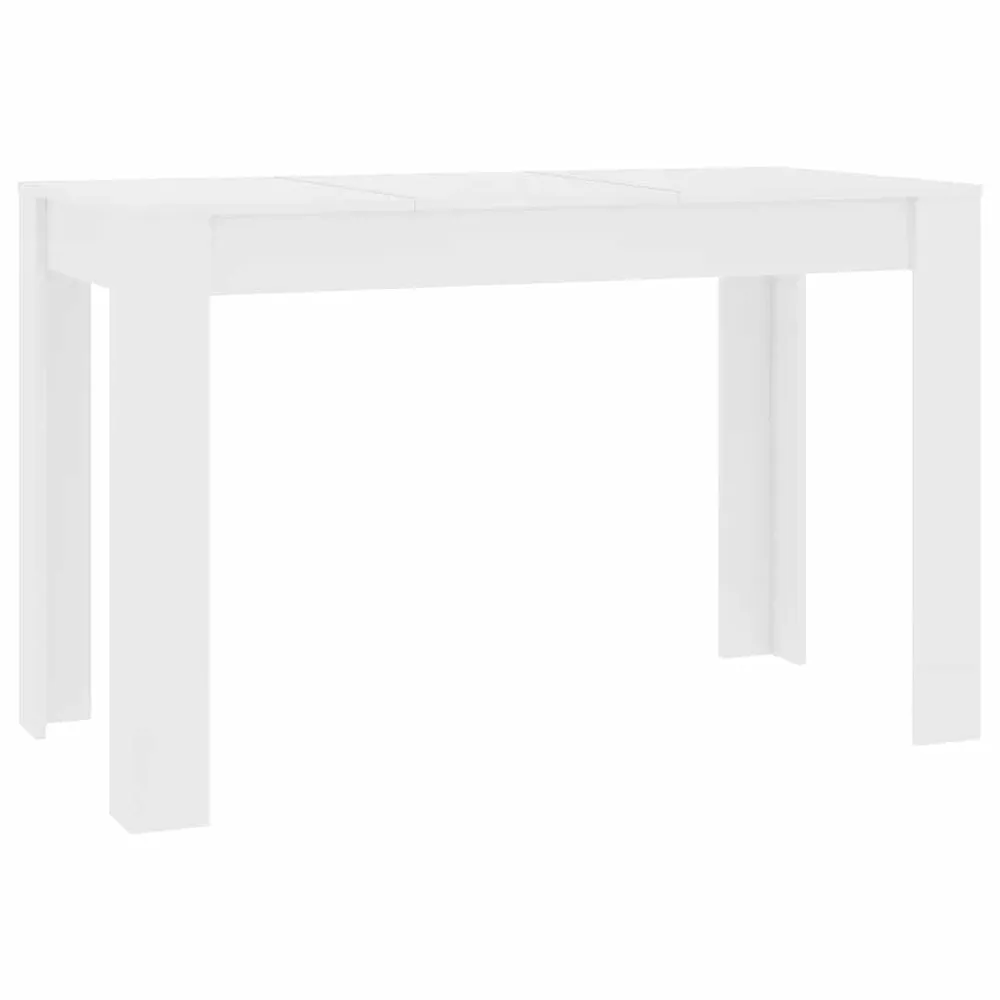 Tavolo da Pranzo Bianco 120x60x76 cm Legno Multistrato