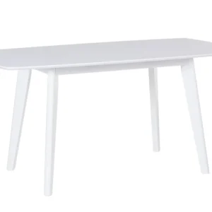 Tavolo da pranzo estensibile bianco 120/160 x 80 cm SANFORD per Matrimonio
