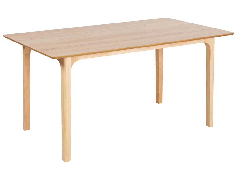 Tavolo da pranzo legno limpido 160 x 90 cm DELMAS