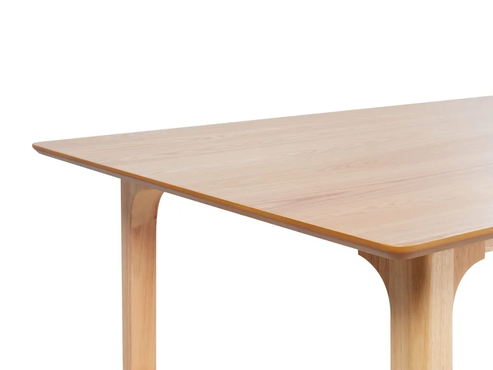 Tavolo da pranzo legno limpido 160 x 90 cm DELMAS