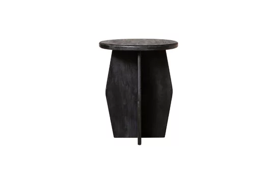 Tavolo da pranzo legno nero Hulk Chehoma - 105cm con Design Moderno