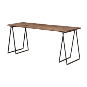 Tavolo da pranzo legno nero Sutton Chehoma - 190cm Diametro 28 cm