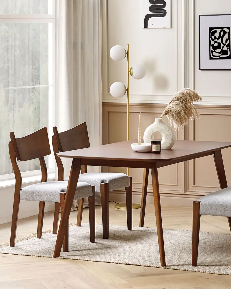 Tavolo da pranzo legno ombroso 150 x 90 cm EPHRATA