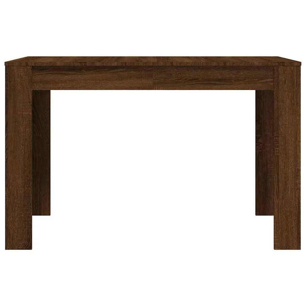 Tavolo da Pranzo Rovere Marrone 120x60x76 cm Legno Multistrato per Ospiti