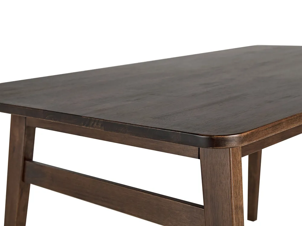 Tovaglia Festiva Tavolo da pranzo legno cupo 140 x 85 cm VENTERA