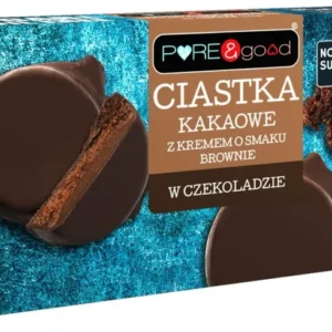Biscotti brownie alla crema di cacao cioccolato fondente senza zuccheri aggiunti 128g