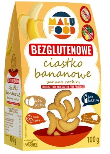 Biscotti sablés alla banana NON-GL. B/C 100g