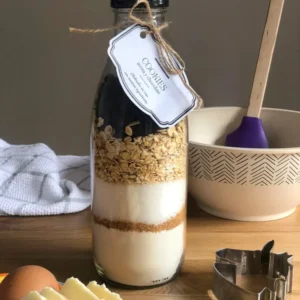 Bottiglia "Le Mie Prime Ricette" Con Ingredienti Per I Biscotti
