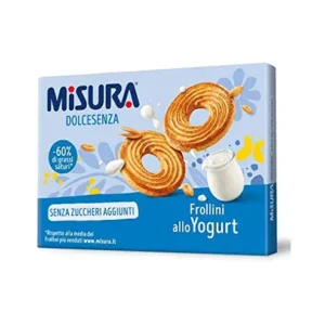 Misura Delizia Biscotti Con Yogurt 400G (Confezione da 6)